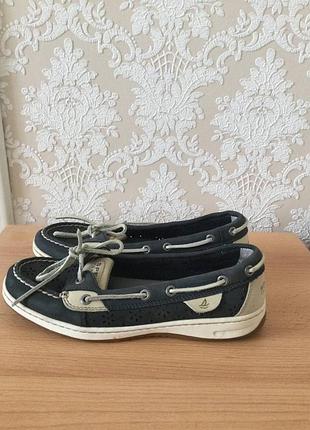 Топсайдеры sperry размер 37.5 кожа.