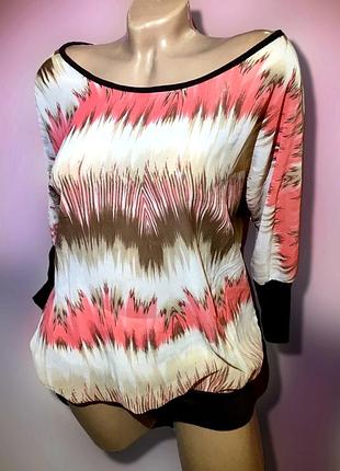 Полупрозрачная шифоновая блузка туника женская gorgo турция