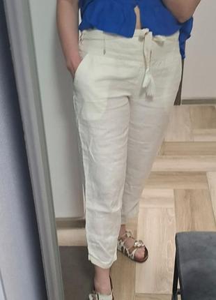 Льняные брюки 3