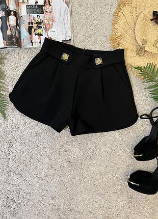 Короткі шорти з металевими ґудзиками №314/10