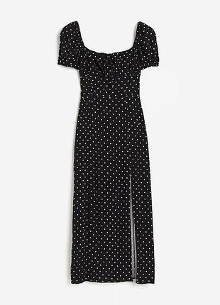 Новое натуральное платье миди h&m. новая коллекция!