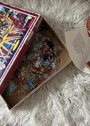 Детские пазлы + книжка стихи 3