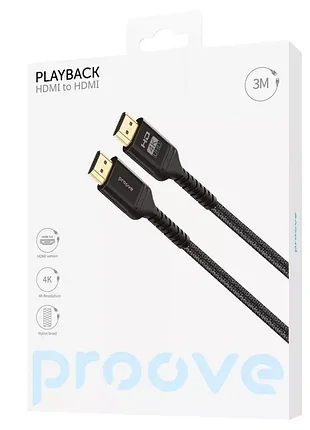Кабель перехідник hdmi to hdmi proove playback  3м