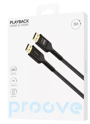 Кабель перехідник hdmi to hdmi proove playback  5м