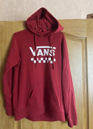 Худі vans червоний колір