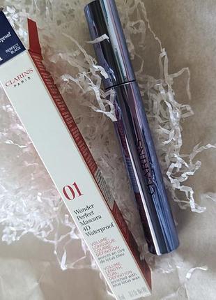 Туш для вій clarins wonder perfect 4d