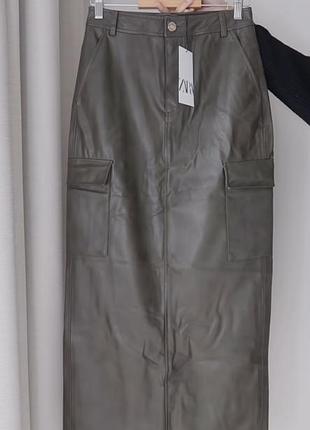 Спідниця zara шкіряна