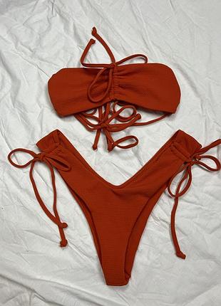 Zaful купальник жатка