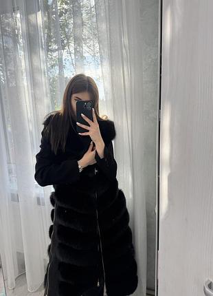 Жилетка песець натуральне хутро шуба