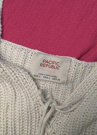 Вязаный топ pull&bear размер l3 фото