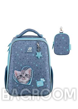 Рюкзак школьный каркасный kite education studio pets sp25-531m