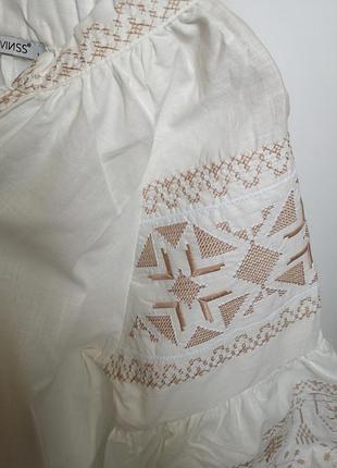 Натуральная вышиванка больших размеров 7