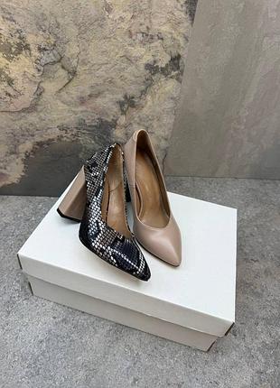 Эксклюзивные женские туфли натуральная кожа
