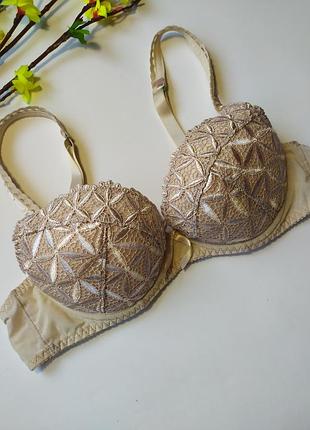 Брендовый бюстгалтер aubade, с нюансом, eur 80b