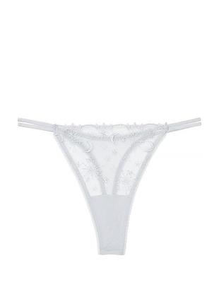 Сказочные кружевные трусики-стринги victoria’s secret