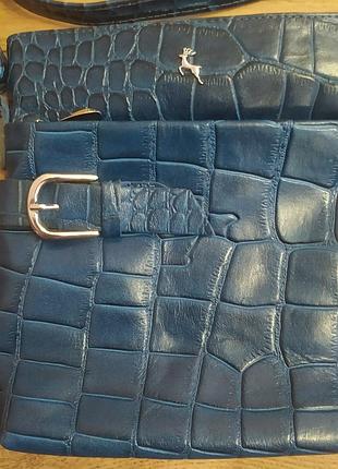 Шкіряна сумка унісекс