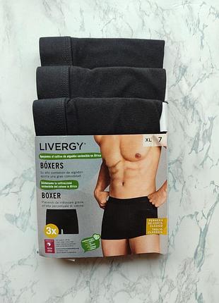 Мужские хлопковые трусы боксеры livergy