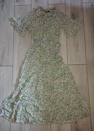 Плаття сукня квіти віскоза 100%