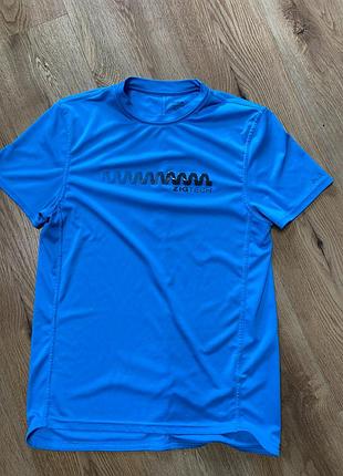 Футболка чоловіча спортивна reebok синього кольору