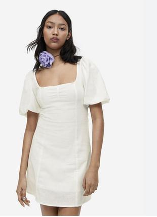 Сукня h&m  бавовна льон