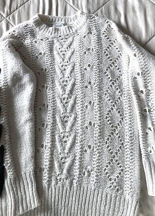 Джемпер женский ажурный нарядный новый свитер кофта