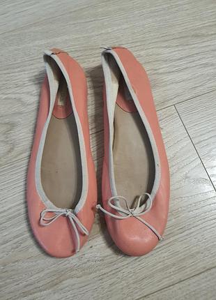 Шкіряні балетки massimo dutti 36-37 розмір оригінал