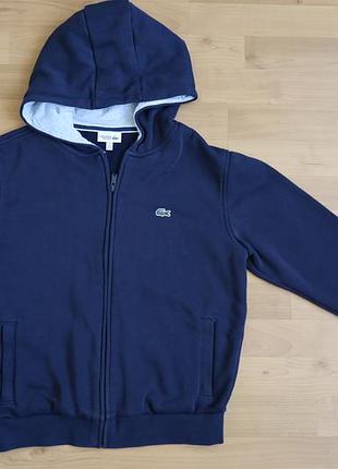 Lacoste кофта толстовка 14 лет 164 см рост оригинал