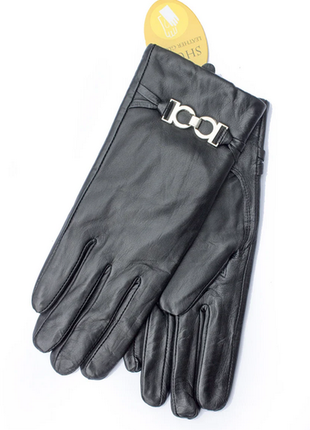 Перчатки. женские качественные перчатки из кожи shust gloves размер 7,5-8