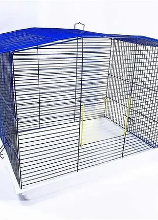 Просторная клетка для шиншиллы и дегу. эконом. avcombi. 56х40х48 см