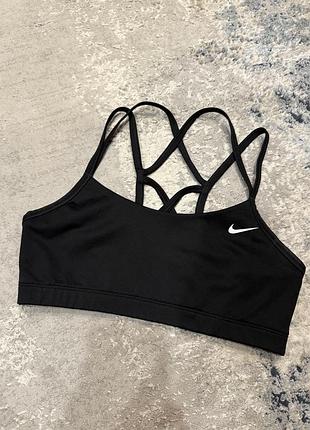 Топ, майка спортивная nike чёрная m