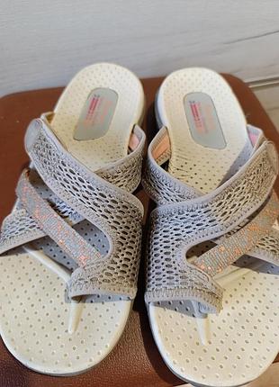 Шлепанцы skechers 26см.