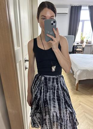 Повітряна асиметрична спідниця | h&m| xs4 фото