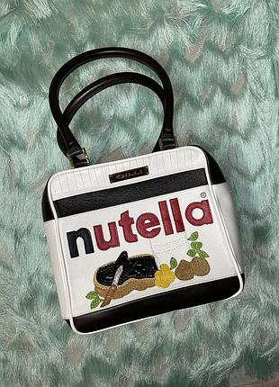 Сумка шкіряна gilli nutella limited edition