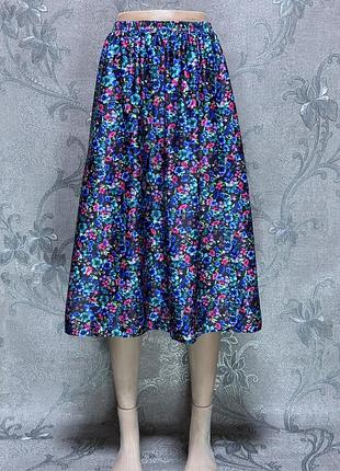 Юбка женская 56 размера яркая летняя меди