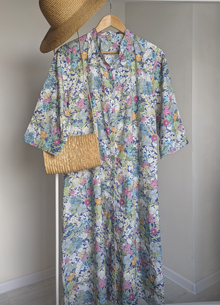 Платье миди с карманами