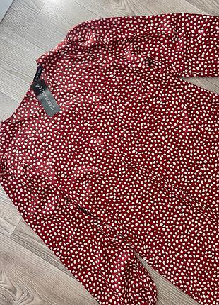 Шикарна жіноча сукня міді з принтом4 фото