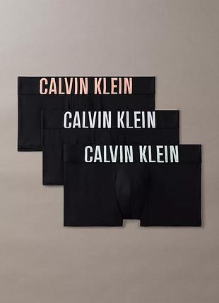 Calvin klein intense power micro чоловічі труси боксери з мікрофібри набір 3-pack trunk оригінал