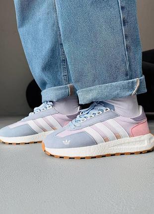 Кросівки жіночі adidas retropy e5 blue pink