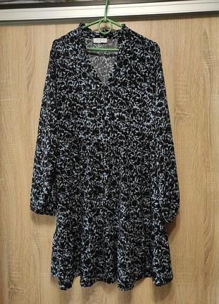 Красивое летнее платье papaya s-m 100% вискоза 
цветочный принт 💠💠💠