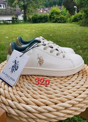 Новые фирменные кроссовки u.s polo assn для мальчика демисезонные весна осень лето 
размер 32р