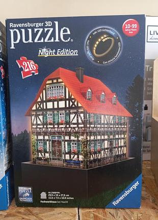 Пазл ravensburger 3d, 216 деталей, зі світлодіодним підсвічуванням