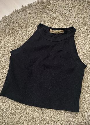 Топ з блиском  вінтаж made in jeans