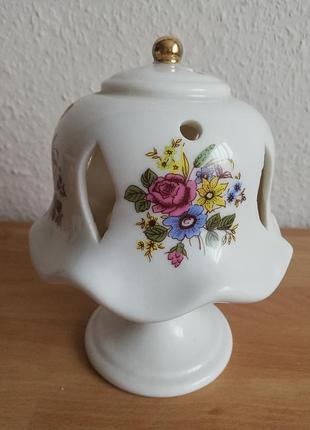 Ночник/подсвечник фарфоровый "лампа"