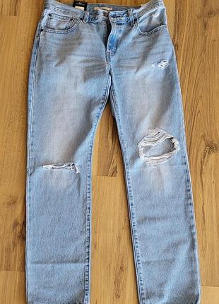 Middy straight women's jeans premium женские джинсы лето летние