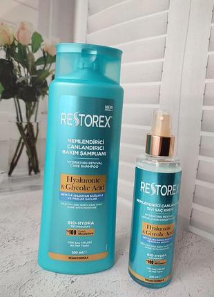 Зволожуючий набір restorex шампунь + кондиціонер.