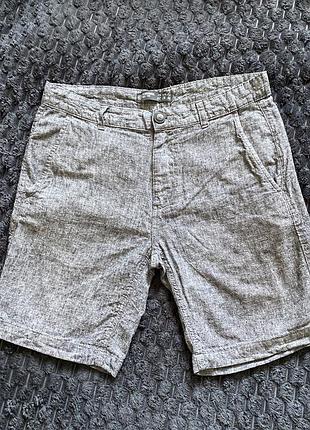 Чоловічі льняні шорти