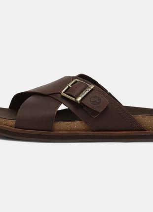 Шкіряні шльопанці flyroam timberland 42 розміру в ідеальному стані