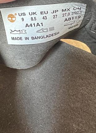 Шкіряні шльопанці timberland 42 розміру в ідеальному стані5 фото