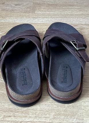 Шкіряні шльопанці timberland 42 розміру в ідеальному стані4 фото