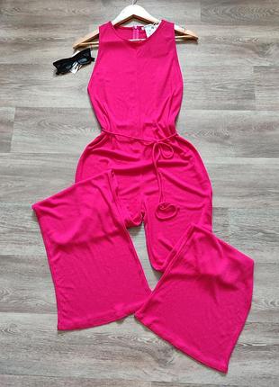 Стильний комбінезон зі штанами палаццо zаra розмір s